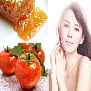 Làm đẹp da từ mật ong và cà chua 